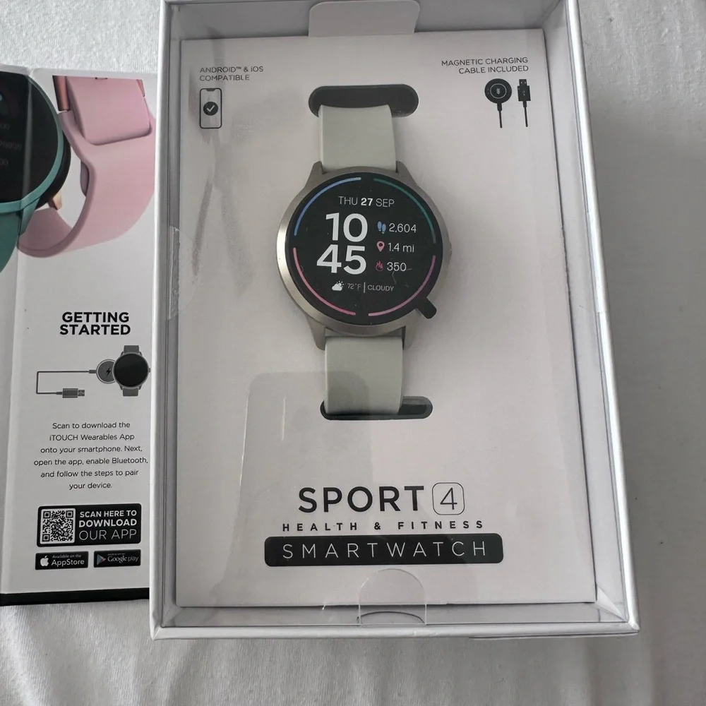 iTouch Sport 4 Smartwatch - Silver